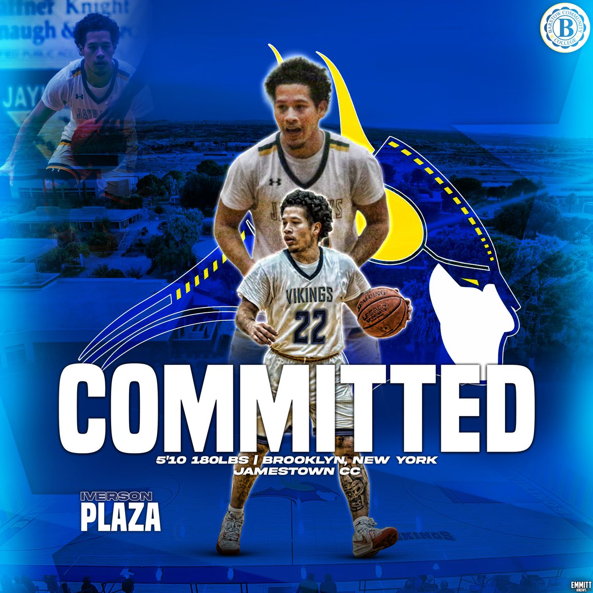 Iverson Plaza (@__iversonn) on Twitter photo Committed 🏁 #GoVikings #EverythingEarned
<a href="/CoachAFermin/">Amaurys A. Fermin</a> <a href="/Barstow_MBB/">Barstow College Men’s Basketball</a> <a href="/sgnlthelgthoops/">John Bynum Jr.</a> Committed 🏁 #GoVikings #EverythingEarned
<a href="/CoachAFermin/">Amaurys A. Fermin</a> <a href="/Barstow_MBB/">Barstow College Men’s Basketball</a> <a href="/sgnlthelgthoops/">John Bynum Jr.</a>