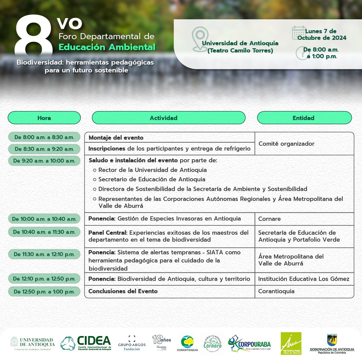 cideant's tweet photo. Así será el VIII Foro, inscríbete: https://t.co/X6Cl2zl6aF https://t.co/Tva0oLF1Io