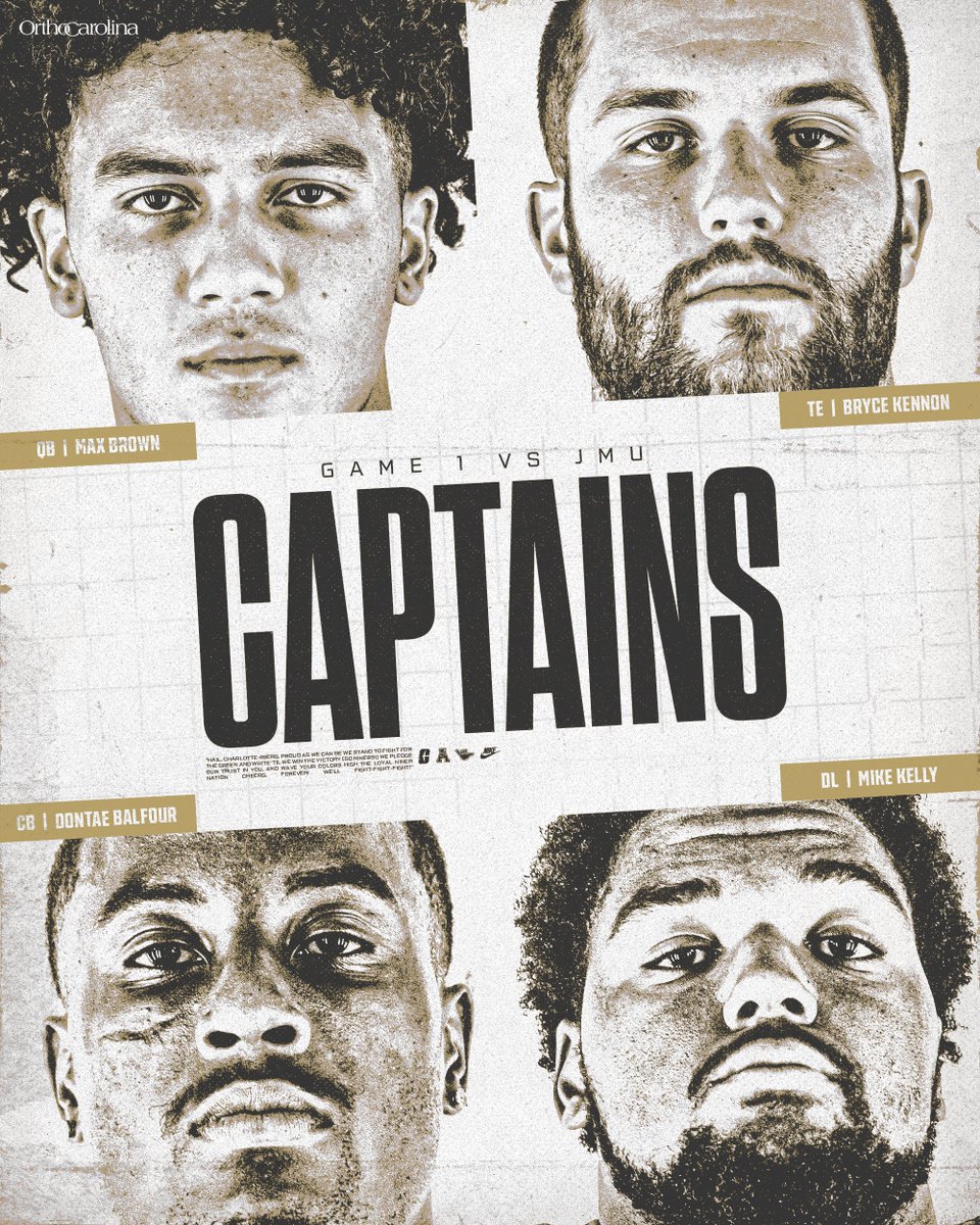 🫡 Your Week 1 Captains 🤙

#GoldStandard⛏️
