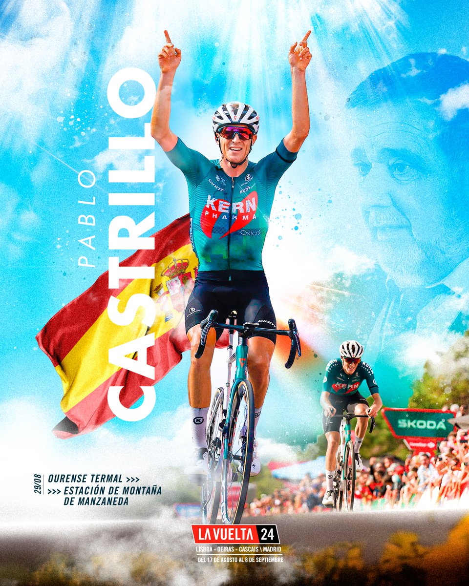 ✨ 𝙋𝘼𝘽𝙇𝙊 👨‍🎨

... a masterpiece.
... una obra de arte para la historia de <a href="/EqKernPharma/">Equipo Kern Pharma</a>. 

🕊️ Manolo Azcona

#LaVuelta24 | 👨‍🎨 Saúl de la Rosa