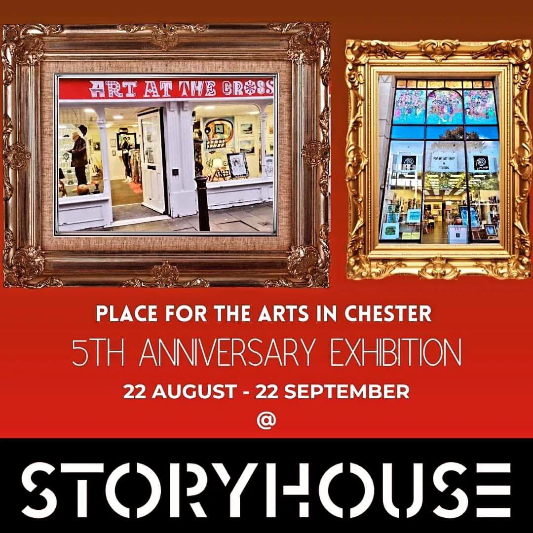 Place for the Arts in Chester (@placechester) on Twitter photo to celebrate place for the arts finding empty shops in chester and filling them with short term galleries for the last 5 years #Storyhouse #visitchester are hosting an exhibition!
6 galleries
2 open today
over 60 artists supported.
its not always <a href="/ShitChester/">12 years of Shitchester</a> to celebrate place for the arts finding empty shops in chester and filling them with short term galleries for the last 5 years #Storyhouse #visitchester are hosting an exhibition!
6 galleries
2 open today
over 60 artists supported.
its not always <a href="/ShitChester/">12 years of Shitchester</a>