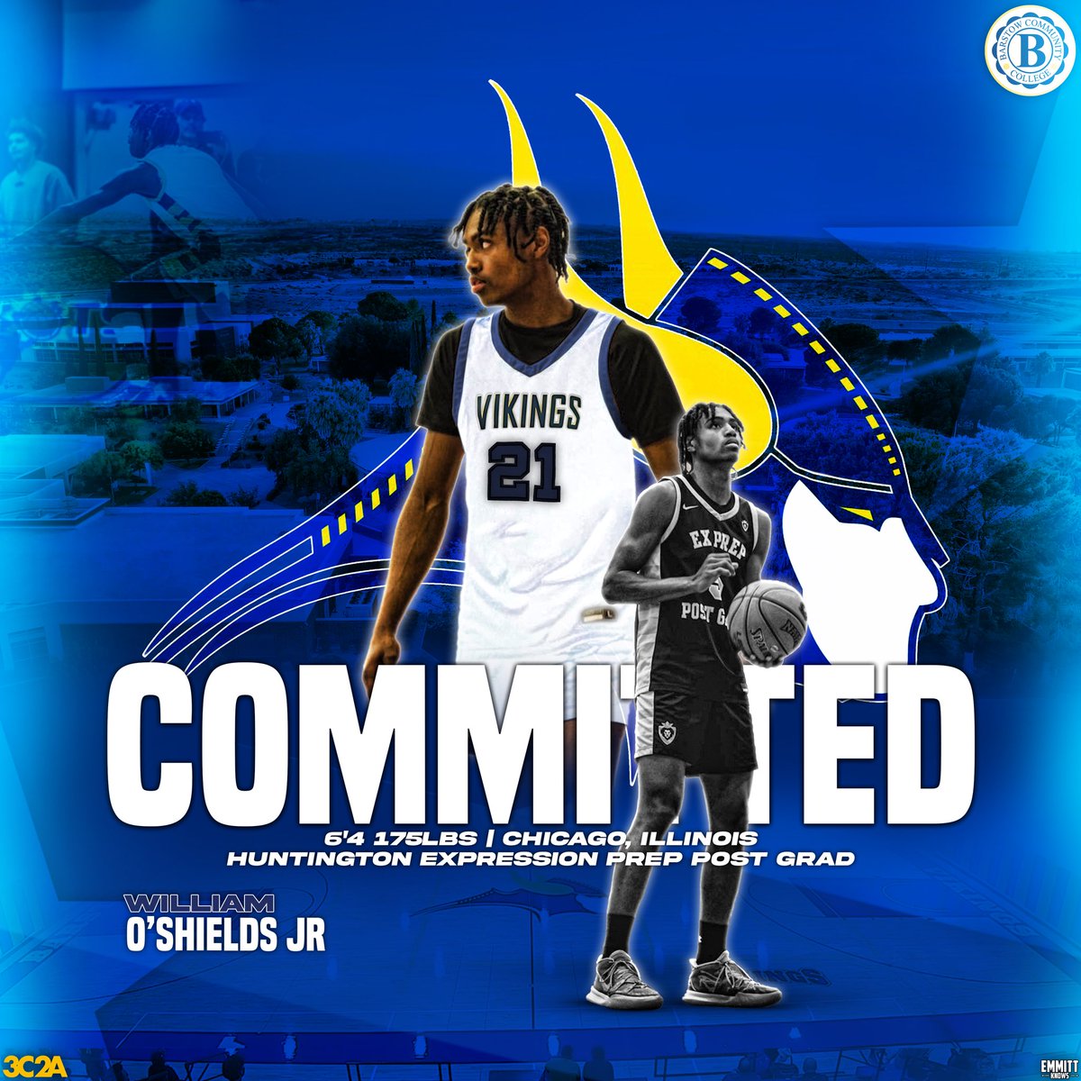 William O’Shields (@willoshields2) on Twitter photo Next Chapter! #GoVikings #EverythingEarned
<a href="/CoachAFermin/">Amaurys A. Fermin</a> <a href="/Barstow_MBB/">Barstow College Men’s Basketball</a>
<a href="/sgnlthelgthoops/">John Bynum Jr.</a> Next Chapter! #GoVikings #EverythingEarned
<a href="/CoachAFermin/">Amaurys A. Fermin</a> <a href="/Barstow_MBB/">Barstow College Men’s Basketball</a>
<a href="/sgnlthelgthoops/">John Bynum Jr.</a>