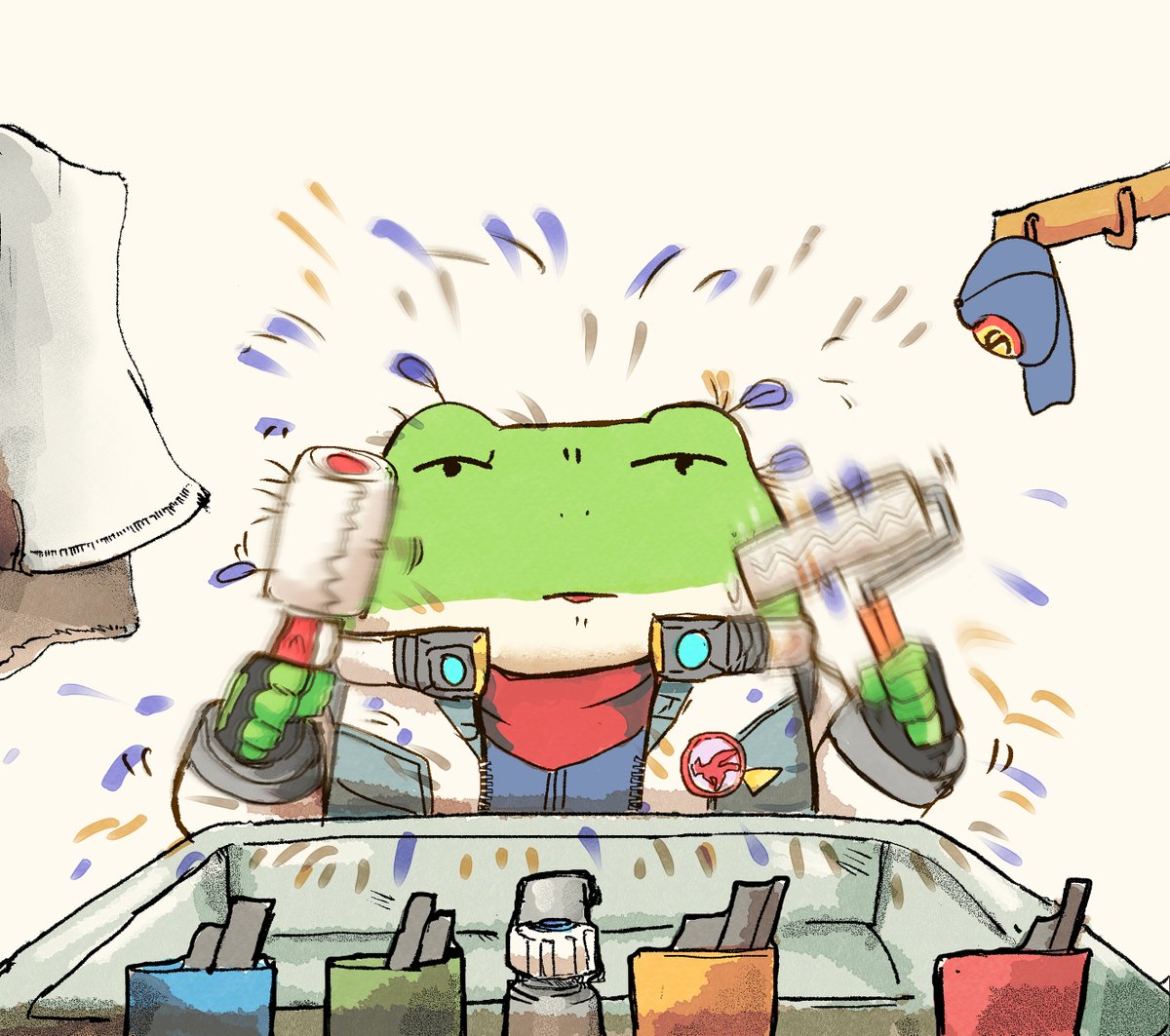 Katamichi2000's tweet photo. 🦊🐰 換毛期 🐦🐸 https://t.co/MUuWkRGIqK