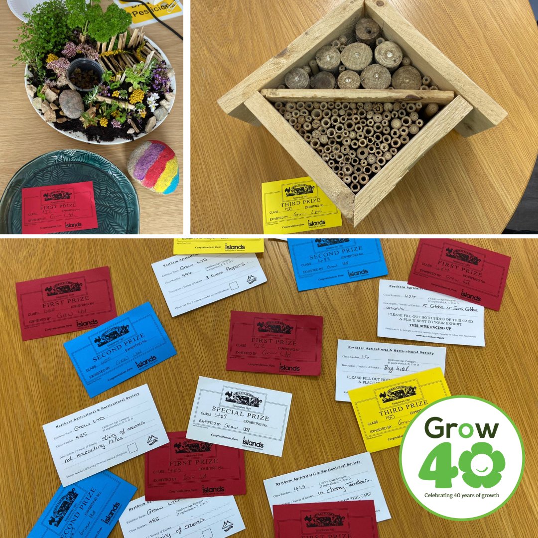 Thank you to everyone involved with the North Show. We had a great haul of prizes from our entries! Very proud of our Grow Crew.
#supportinggrow