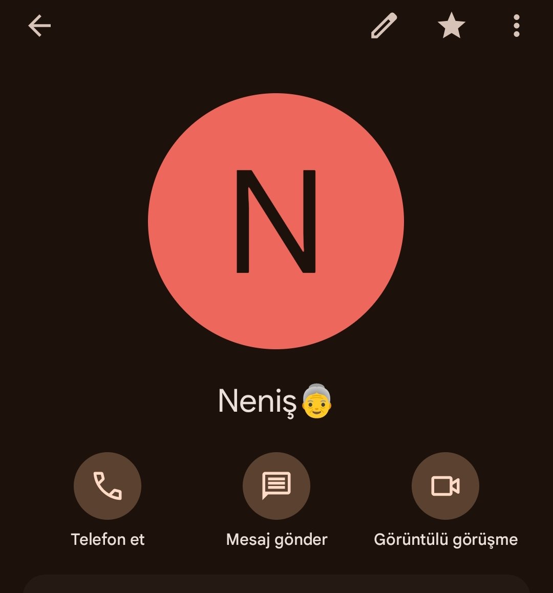 Rehber temizliği yaptım. Ancak seni yine silemedim. Orada durman bile bana güç veriyor ❤️