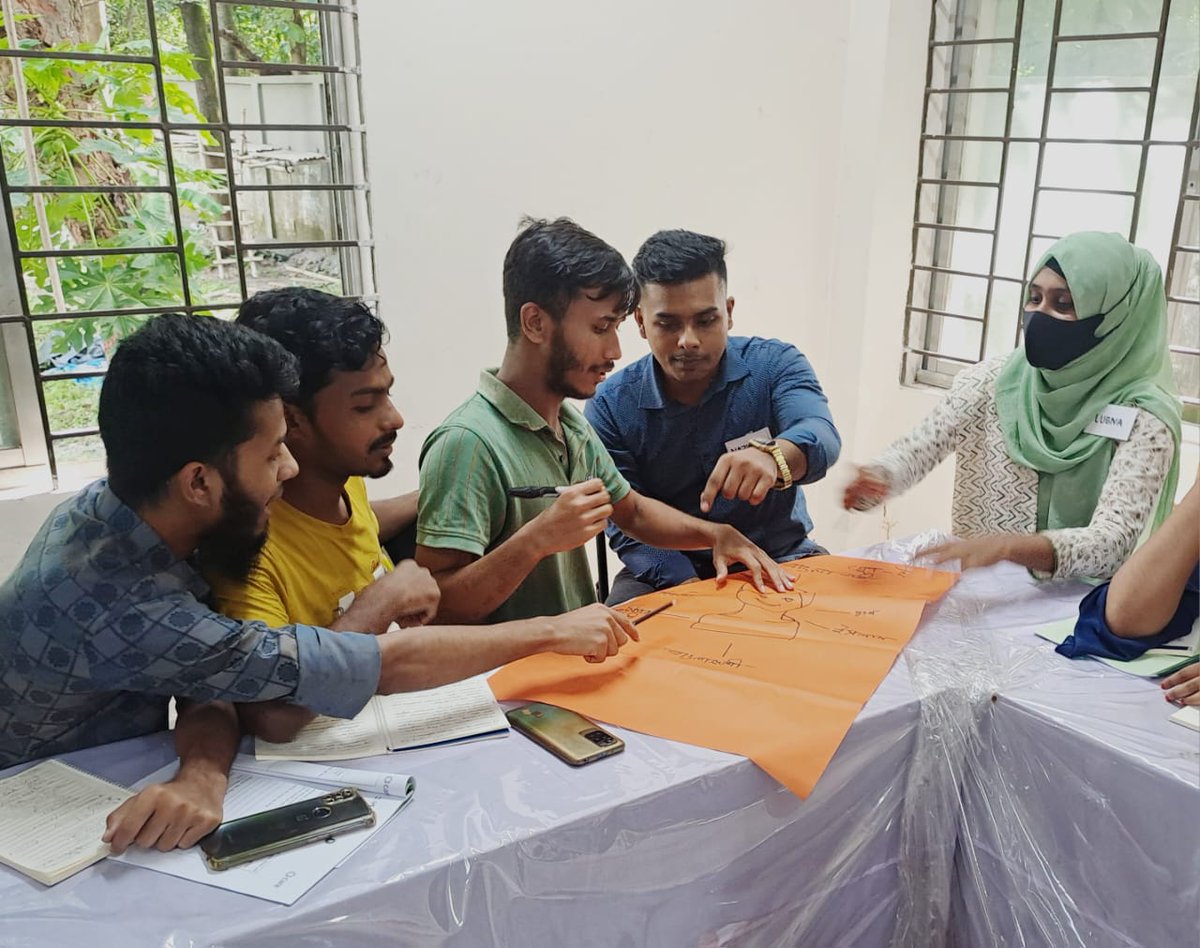 Prafulla_BD's tweet photo. Members of @Prafulla_BD participated in a 5-days soft skills training course under the supervision of USAID BIJOYEE project and conducted by Bangladesh Youth Leadership Center.Thanking and expressing gratitude to the trainers and managers.
#PrafullaBD #USAID #BYLC #BijoyeeProject https://t.co/Y93unfDHyz