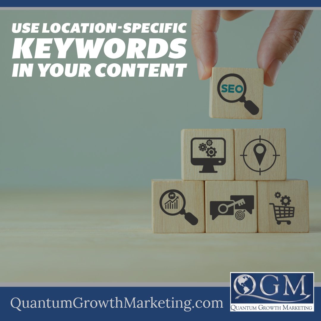qgmnow's tweet image. 🔍 Local Keywords - Use location-specific keywords in your content. 📝

The Best Local SEO Services: quantumgrowthmarketing.com

#KeywordOptimization #LocalKeywords #KeywordResearch