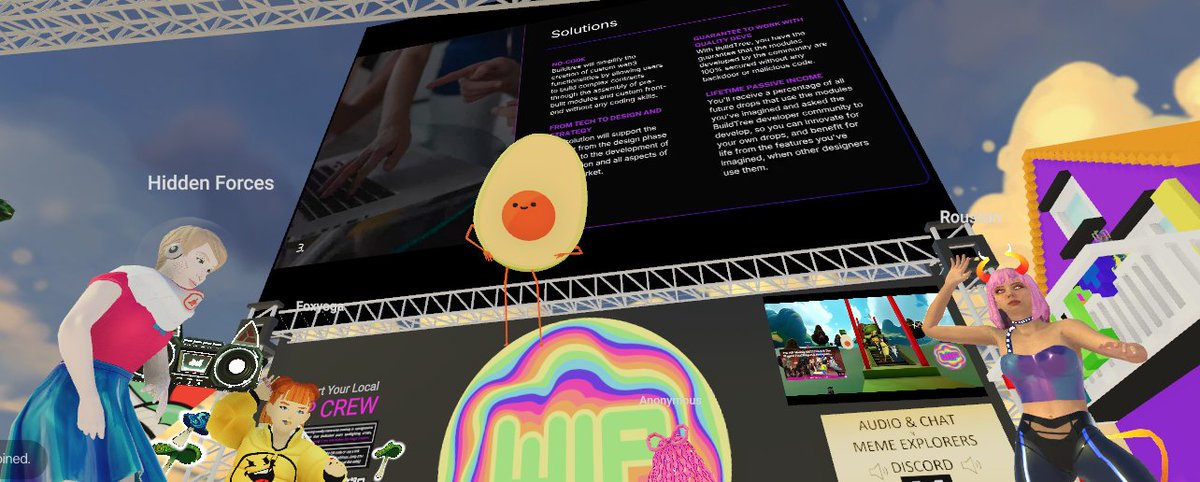 Rizzle (@nftland) on Twitter photo what started as proper <a href="/theWIPmeetup/">TheWIPmeetup.eth</a> alpha educational session w/ <a href="/NFTStudios_io/">NFT Studios</a>'s massive undertaking <a href="/buildtree_io/">Buildtree</a> quickly devolved into <a href="/hyperfy_io/">Hyperfy</a> blockbuster video flashmob after @RoustanNFT let us loose cuz there were too many prizes & distractions🤷♂️
see ya'll next week🚀 what started as proper <a href="/theWIPmeetup/">TheWIPmeetup.eth</a> alpha educational session w/ <a href="/NFTStudios_io/">NFT Studios</a>'s massive undertaking <a href="/buildtree_io/">Buildtree</a> quickly devolved into <a href="/hyperfy_io/">Hyperfy</a> blockbuster video flashmob after @RoustanNFT let us loose cuz there were too many prizes & distractions🤷♂️
see ya'll next week🚀