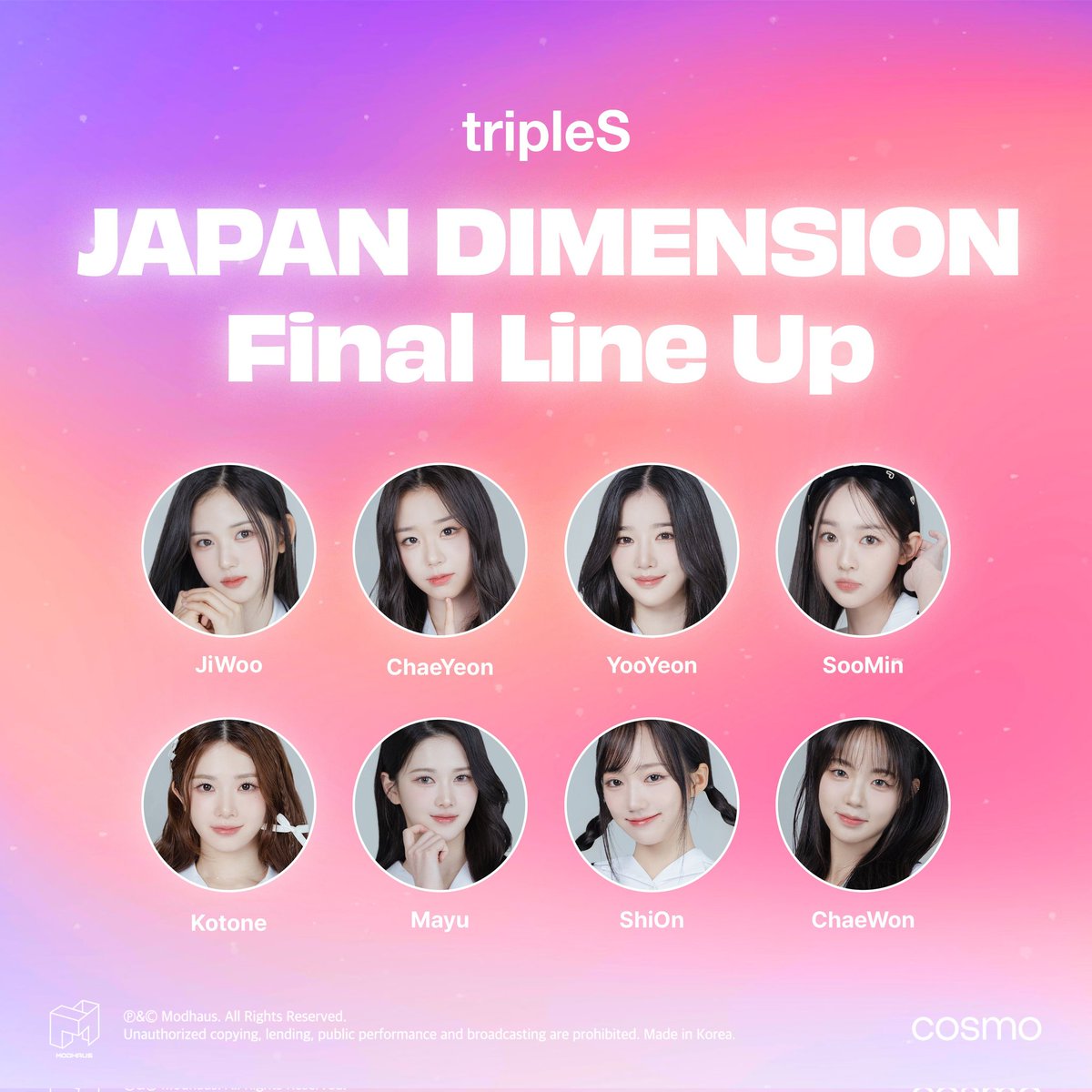 ℹ️| Jiwoo estará na Line Up da Unit japonesa do tripleS!

#이지우 #tripleS #Leejiwoo #트리플에스