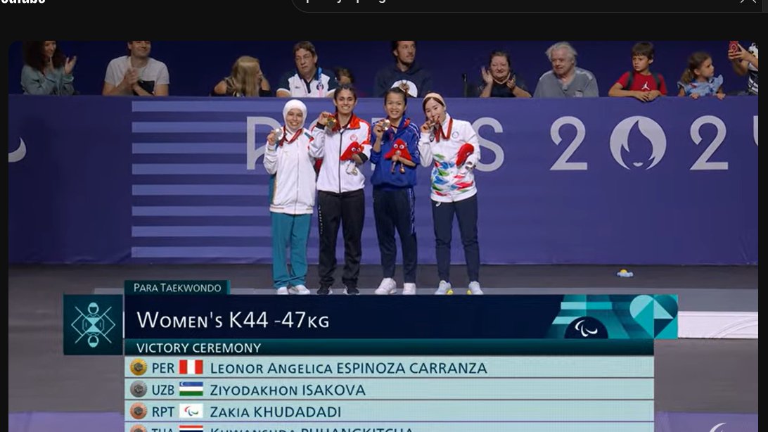 alesalgado's tweet photo. GRACIAS ANGELICA ESPINOZA PORQUE SE ESCUCHÓ NUESTRO HIMNO NACIONAL EN #Paris2024
 GRACIAS POR DEJAR EL NOMBRE DEL PERÚ EN LO MÁS ALTO!!!   
GRACIAS POR TANTO!  BICAMPEONA PARALÍMPICA!!! https://t.co/bdaB7nMz5W
