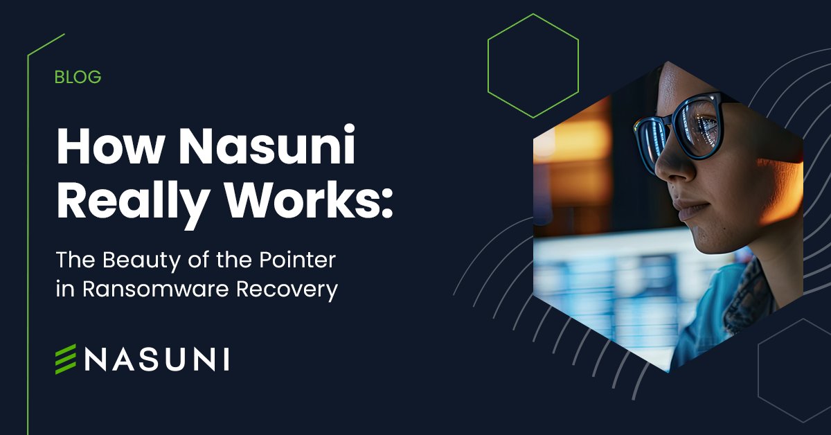Jim Liddle discusses Nasuni capabilities as a ransomware and disaster recovery option, which all comes down to the beauty of the pointer.

Read his blog post to learn more: bit.ly/3YVwuR0

#HybridCloud #Ransomware #DiasterRecovery #Cybersecurity #AI #DataIntelligence