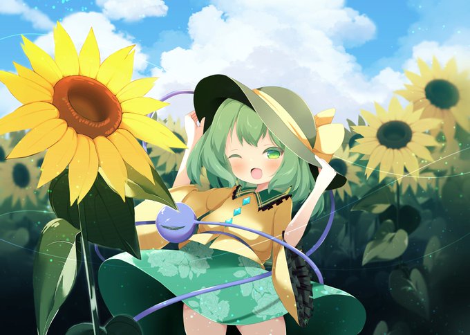 #東方project #古明地こいし 
太陽の畑と夏の終わり。 