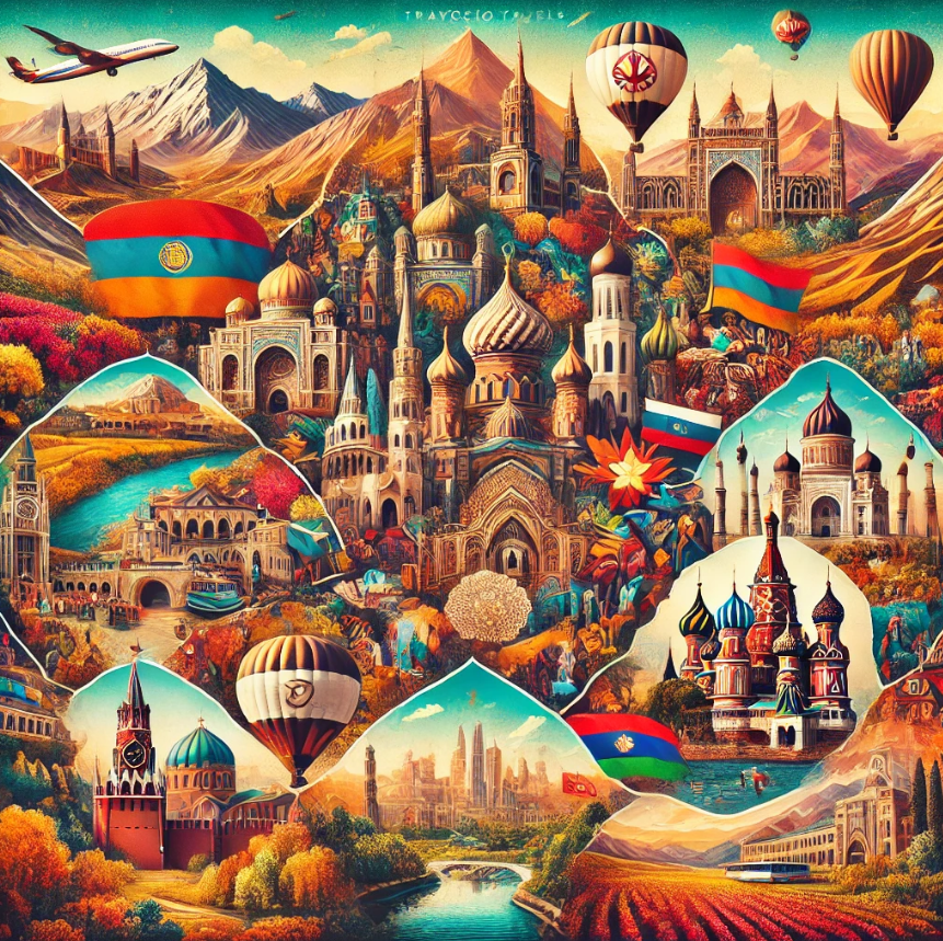 OcioTrav's tweet photo. Discover the hidden gems of the CIS with Travocio! From Armenia's ancient monasteries to Uzbekistan's Silk Road wonders, each country offers a unique adventure. Ready to explore?#CISTourism #ExploreEurasia #EurasiaExploration #DiscoverCIS #TravelWithUs #AdventureAwaits https://t.co/d9ynV64CnJ