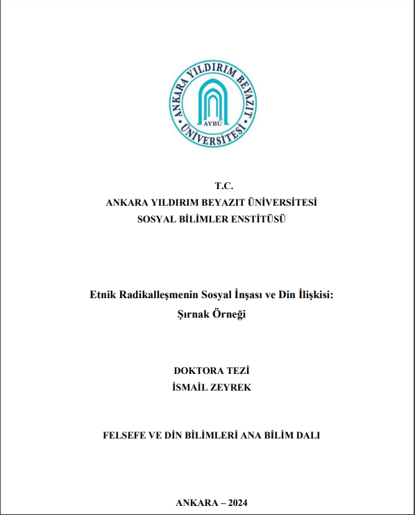 İsmail arkadaşımız emek mahsulü bir doktora tezi hazırlamış. Umarım en kısa zamanda okurla buluşur.