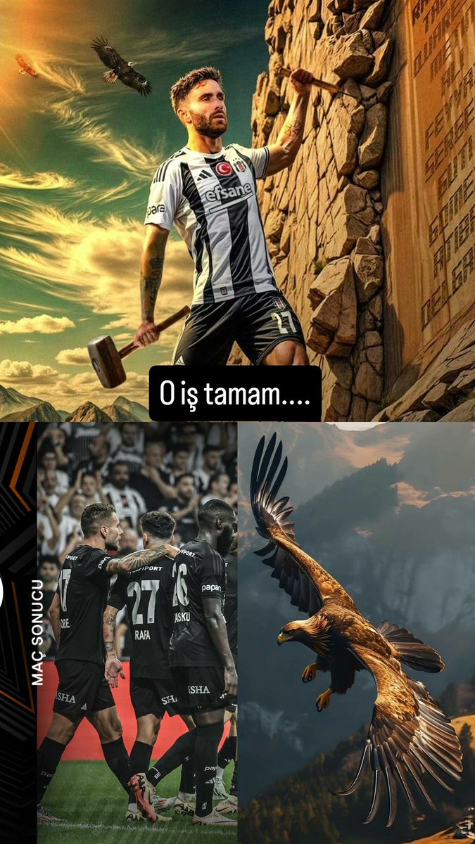 #Beşiktaş #karakartal 
O iş tamam