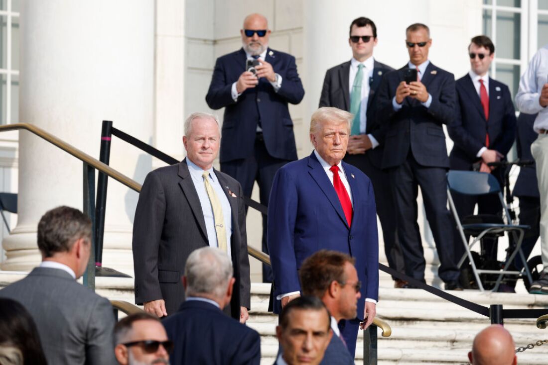 The Arlington Trump scandal spreads. According to reports. Speaker Mike Johnson  pressured a reluctant Pentagon and Arlington staff  to give Trump access to the hallowed grounds. After intense pressure from Johnson Arlington staff relented as long as Trump followed the rules. He