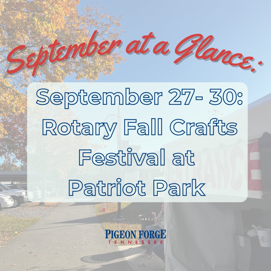 My_PigeonForge's tweet photo. ππ Fall fun begins in September! From Dollywood's Harvest Festival to early Halloween celebrations at Crave Golf Club, check out these upcoming events and use our events calendar to plan your next Pigeon Forge getaway:
https://t.co/VHfatqz9ZV
#mypigeonforge #fallvacation https://t.co/pKUJbUaEWq