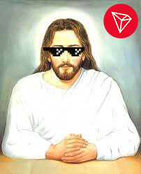 JesusonTron's tweet photo. Who needs heaven when you have @JesusonTron? 👼TRON #MemeCoin #TronBlockchain  #Tronmemecoins https://t.co/1NdyKxGPM7