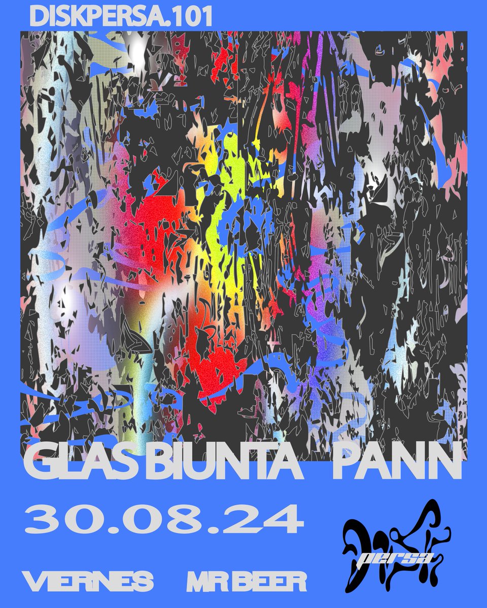 Glasbiunta's tweet photo. Este viernes en Mr. Beer en el primera maniobra de @Diskpersa, junto a Pann 🩵 https://t.co/BvUiBUixfv