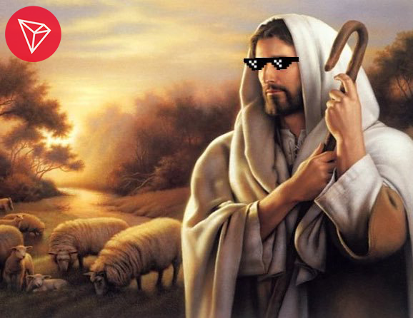 JesusonTron's tweet photo. Is Jesus the ultimate HODLer? 💎🙌 #MemeCoin #Crypto #cryptocurrency  #TronBlockchain #Tronmemecoins https://t.co/1z3XGXcGCw