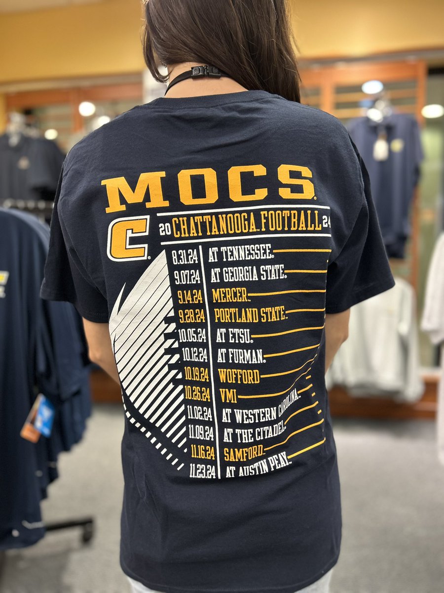 🏈It’s almost game day!!🏈

Come check out our awesome, new merch and support our Mocs this Saturday against UTKnoxville! 💙💛 Go Mocs!