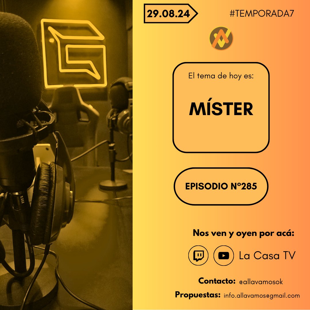 ⚠️ ATENCION ⚠️

 ¡Musiquita en VIVO! 

Esta noche, vendrán a deleitarnos con su arte (y sus ocurrencias) los amigos de MR.BH, la super boyband insignia de este programa. 😎🎶

🎧 Jueves, de 20 a 21hs, por <a href="/lacasagamerok/">La Casa Gamer</a> 🎙

#Stream #Amigos #Musica