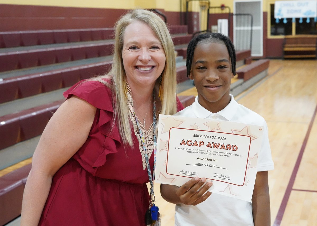 JEFCOED's tweet photo. Giving a big round of applause👏👏👏 to our ACAP achievers at Brighton School!! Way to give it your all and achieve your goals!💯 #BrightInBrighton #JEFCOEDProud @BrightonJEFCOED https://t.co/7F1pHeapTx