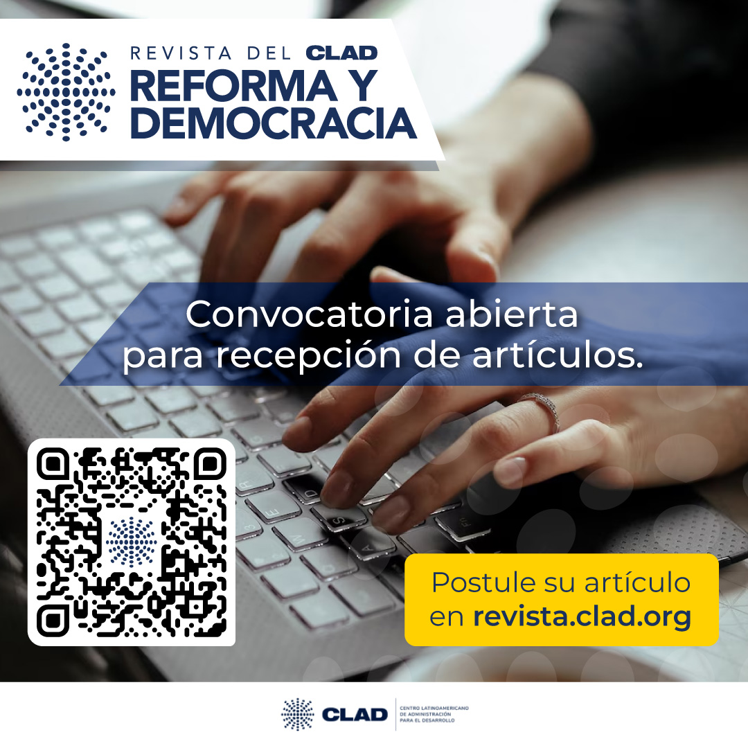 CLAD_Org's tweet photo. 📢#Convocatoria

¿Eres experto en administración pública o relaciones internacionales?

📘¡La Revista del CLAD te necesita! 

📝Publica tu artículo y llega a un público global.

📥¡Participa ya!
https://t.co/ddW4CqPqZx

#llamadacontrribuciones #revistacientífica #RevistaCLAD https://t.co/0UCkxWGANV