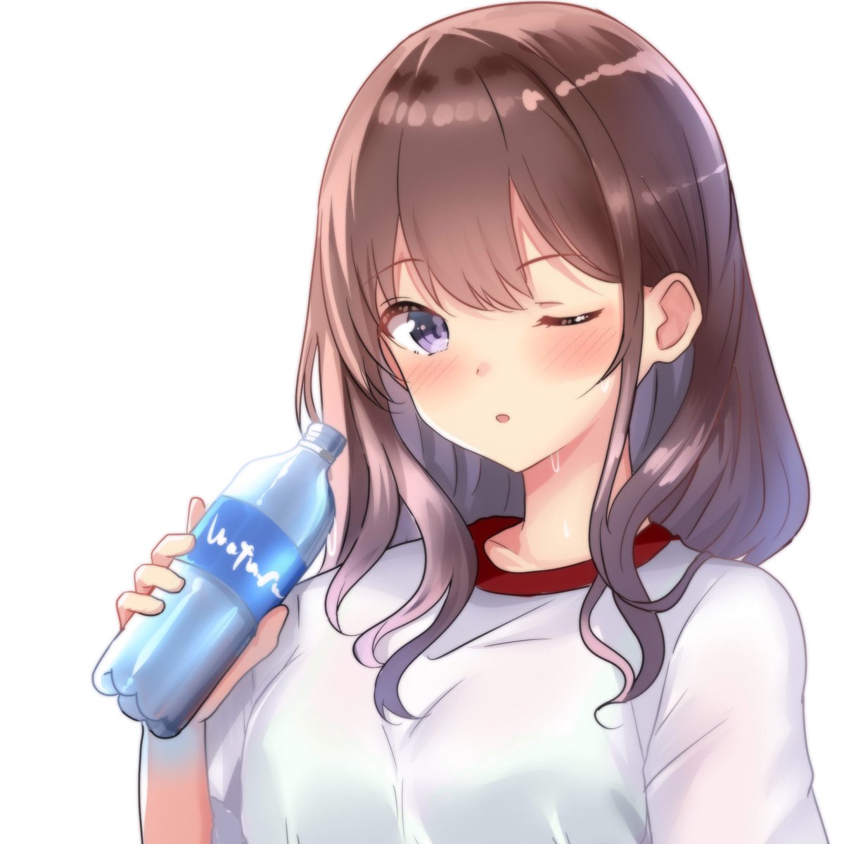 「おはようございます(`・ω・')ゞ こまめに、水分補給を!!!」|火村 モリタカ＠/5月COMITIA144（B51a)/その次は神戸かわさき10のイラスト