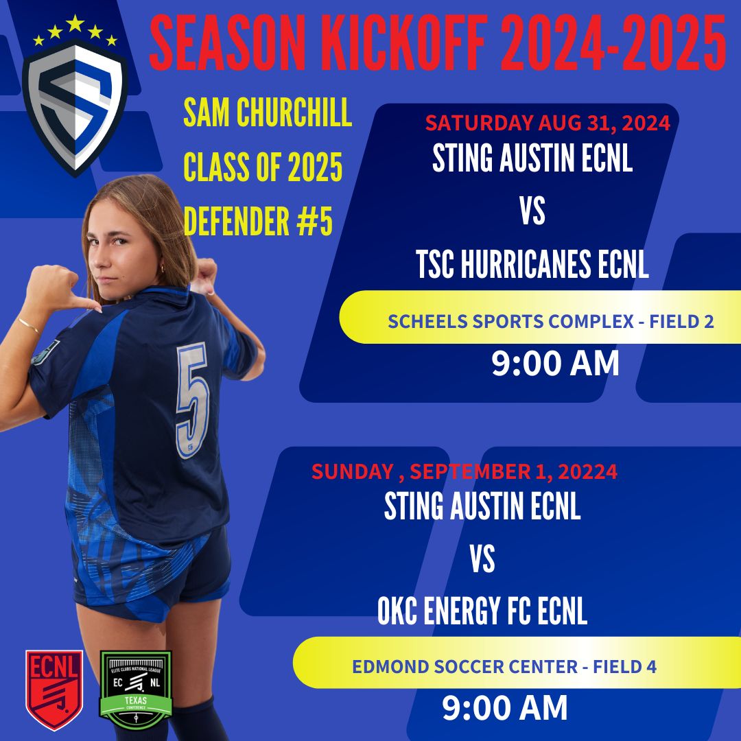 SamChurchill05's tweet photo. First @ECNLgirls game of the season! Can't wait to get back on the field with @stingaustin07. https://t.co/tpdaGadWsd
