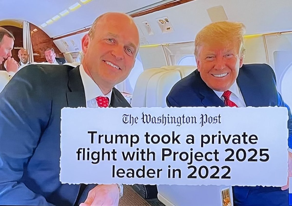 Trump said he knows nothing about Project 2025.  Now tell me, Trump took a trip on a private plane 2 years ago with the leader of Project 2025, now do you really think he knows nothing about it! Like Ted Cruz said, Trump is a Pathological liar, well I think I would believe Ted
