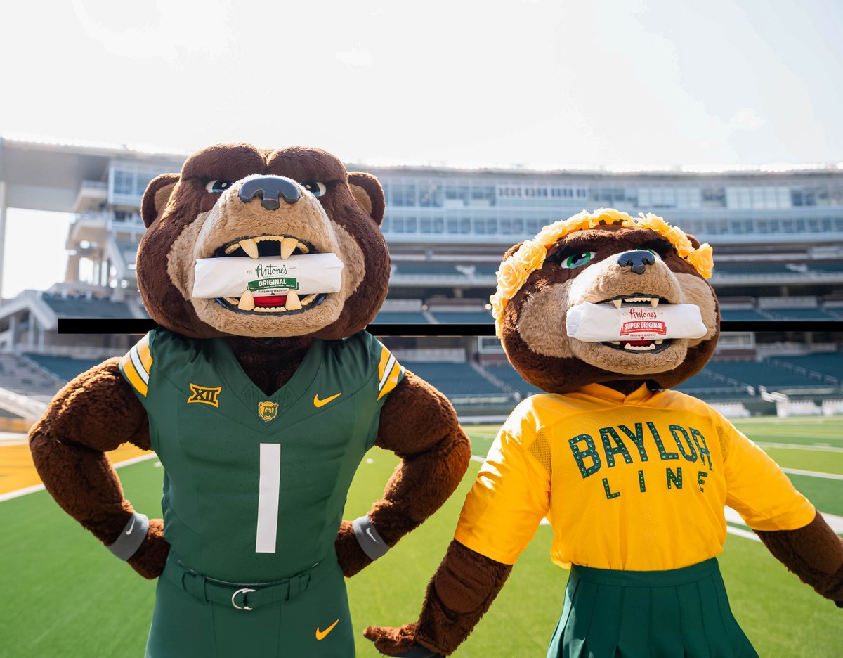 Baylor Athletics (@baylorathletics) on Twitter photo Happy to have <a href="/antonestexas/">Antone's Famous Po' Boys</a> back at
<a href="/McLaneStadium/">McLane Stadium</a> concessions and at the grab-n-go stations this fall! ๐
#SicEm Happy to have <a href="/antonestexas/">Antone's Famous Po' Boys</a> back at
<a href="/McLaneStadium/">McLane Stadium</a> concessions and at the grab-n-go stations this fall! ๐
#SicEm