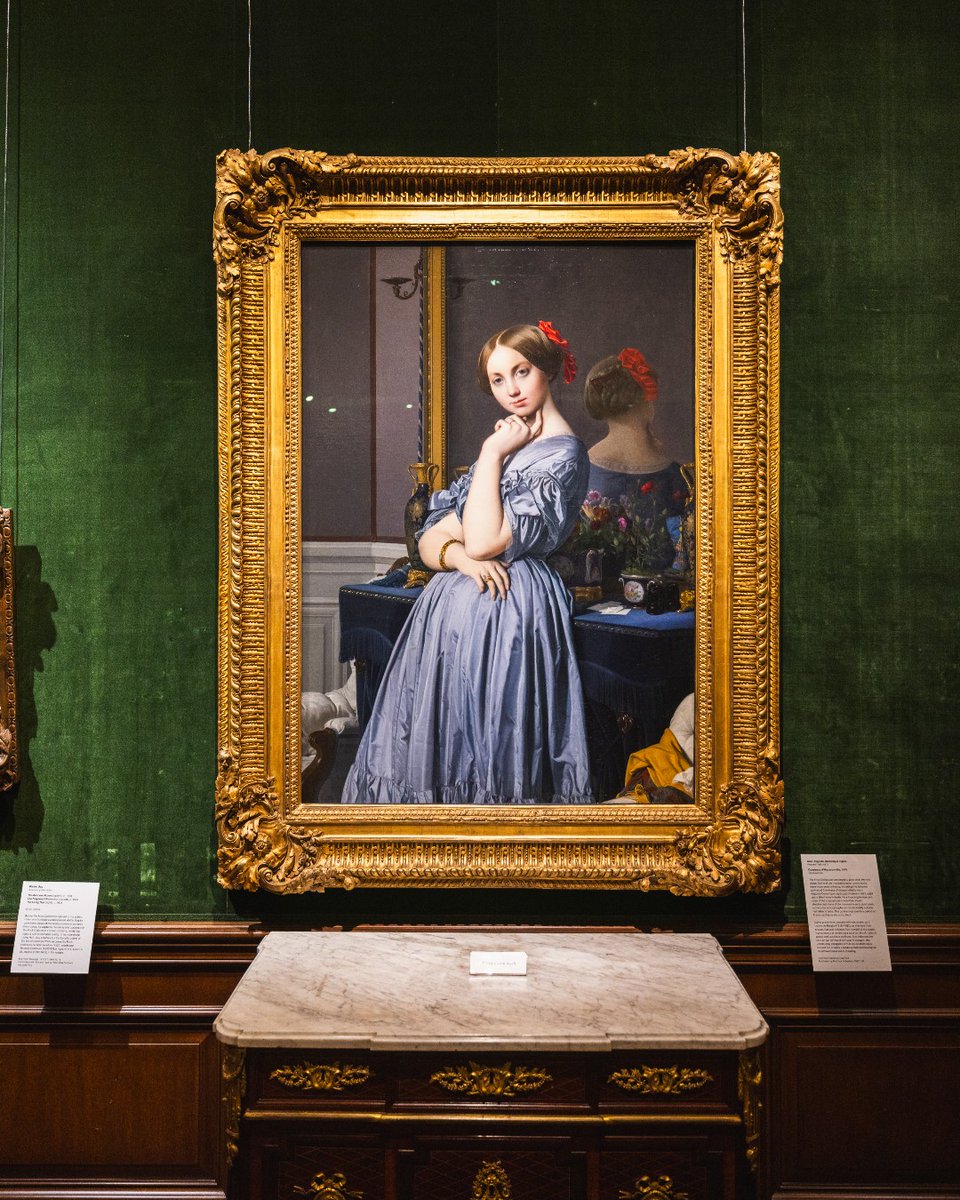 #OnThisDay in 1780, French artist Jean-Auguste-Dominique Ingres was born. Ingres' stunning "Comtesse d'Haussonville" was one of the highlights of our recent exhibition, Vermeer, Monet, Rembrandt this spring. We miss seeing her in our galleries!