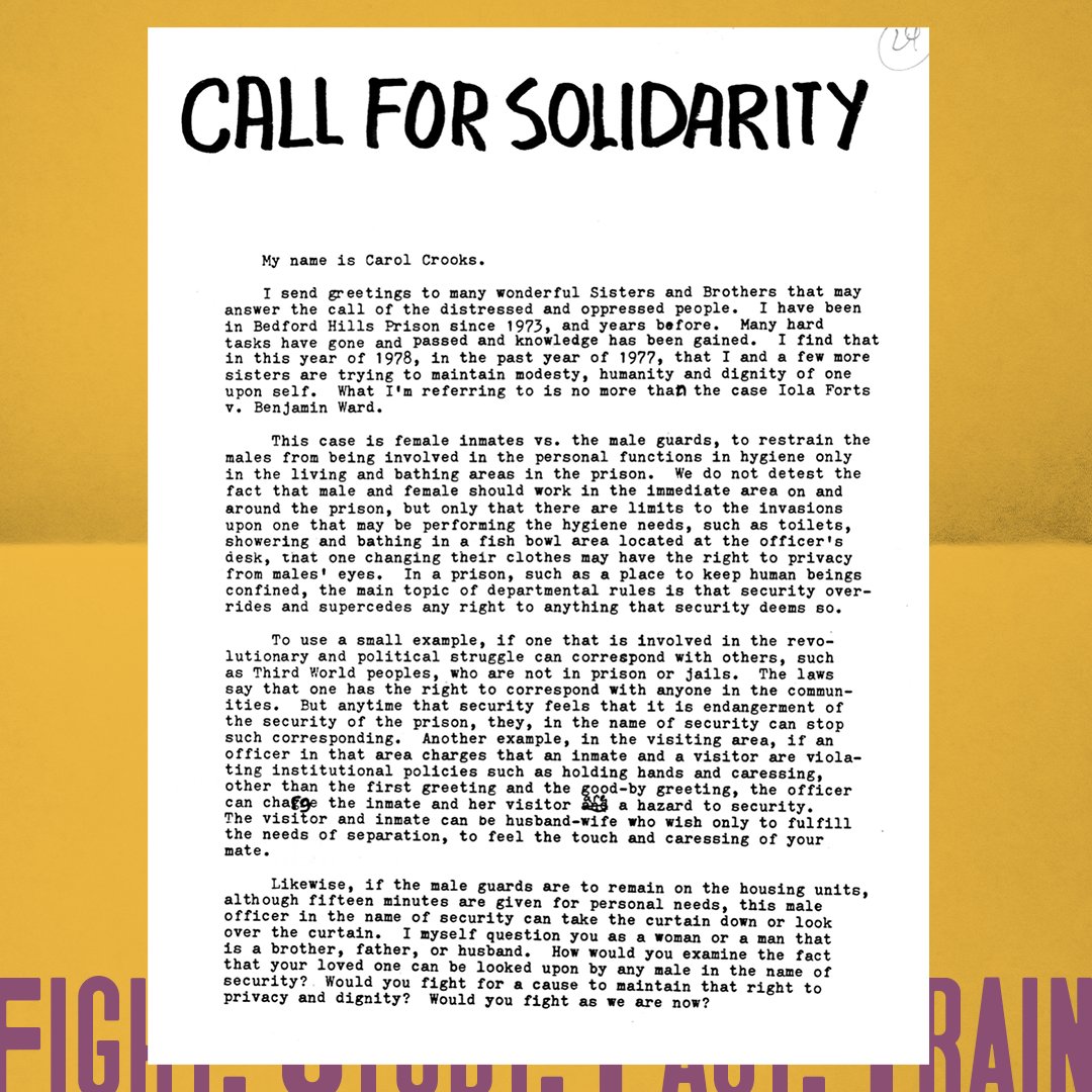 songpowerc4's tweet photo. Of special importance to the legacy of Black Queer August is the commemoration of the Bedford Hills Uprising. ⁠
⁠
On the night of August 29, 1927, approximately 200 incarcerated women seized control of 2 buildings and the yard at the Bedford Hills Correctional Facility. ⁠
⁠ https://t.co/RFiUimG5K4