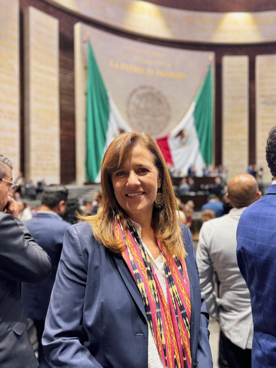 Mzavalagc's tweet photo. Hoy rindo protesta como Diputada Federal. 🇲🇽 No hay duda que estaré en la primera fila de la batalla si se trata de defender a #México. Desde aquí, seré la voz de millones de mexicanos que queremos un mejor país, un México democrático y libre. 🙋🏻‍♀️

@Mx_Diputados @diputadospan https://t.co/hZrBIVCqPs