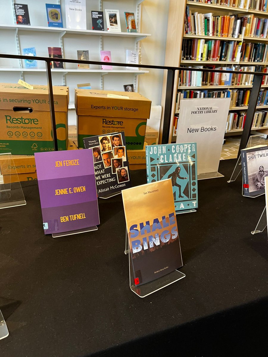 Spotted in all its lovely purple glory <a href="/natpoetrylib/">National Poetry Library</a> on the shiny ‘new books’ shelf no less!