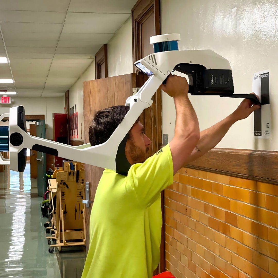 ExistingCo's tweet image. We're on-site in #Connecticut using the NavVis VLX. This technology empowers #architects, building owners, #CRE professionals, &amp;amp; #facilitymanagers to gain a comprehensive understanding of their properties quickly &amp;amp; cost-effectively. Learn more - existingconditions.com/equipment