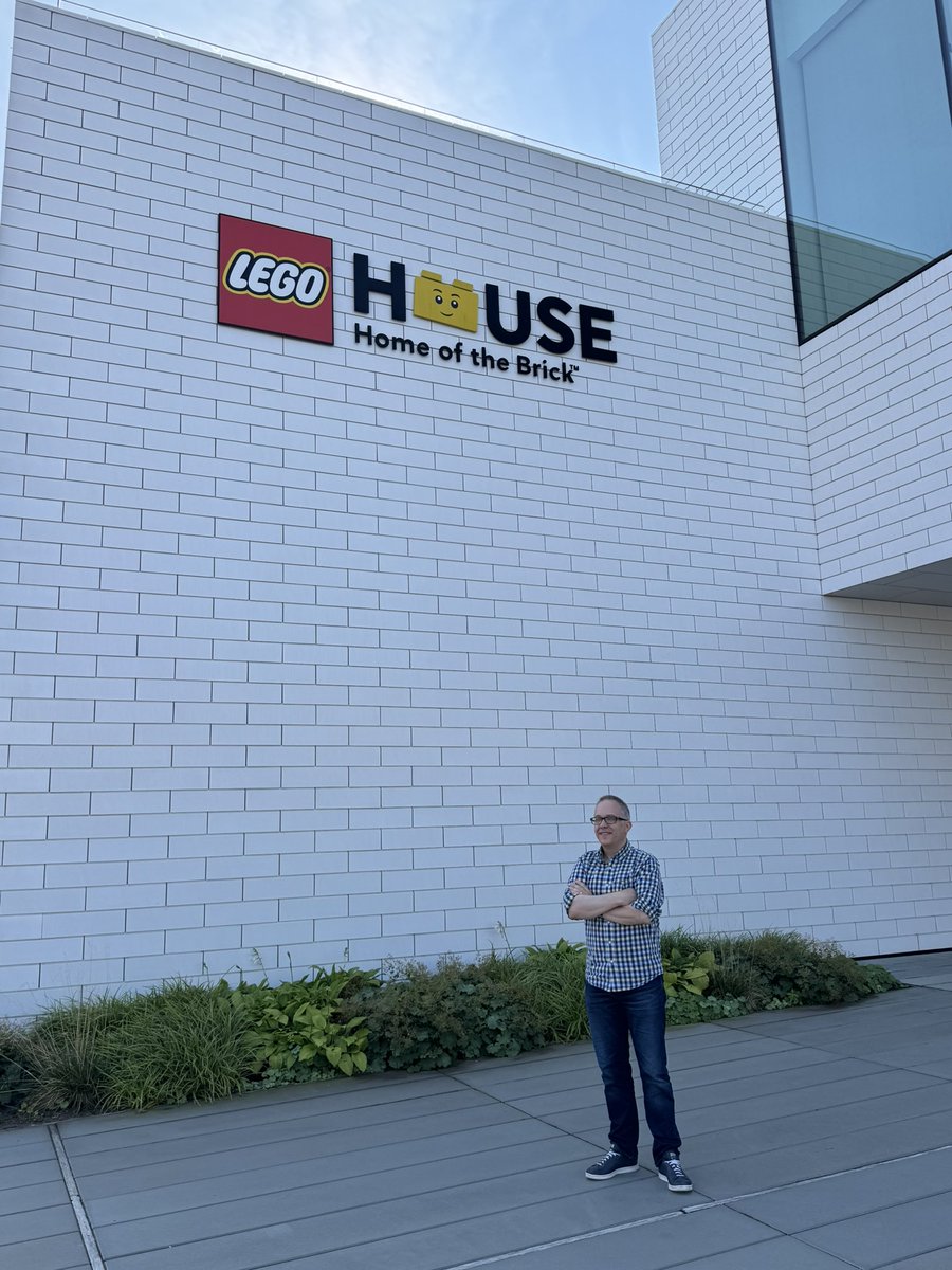 VancouverBlade's tweet photo. Just had the most amazing visit to the @LEGO_Group House in Billund. As a huge fan I'll admit to watery eyes more than once. What an incredible experience we all had. If that wasn't good enough we got to chat the wonderful @matthew__ashton #amazing https://t.co/FgnUEKNZVl