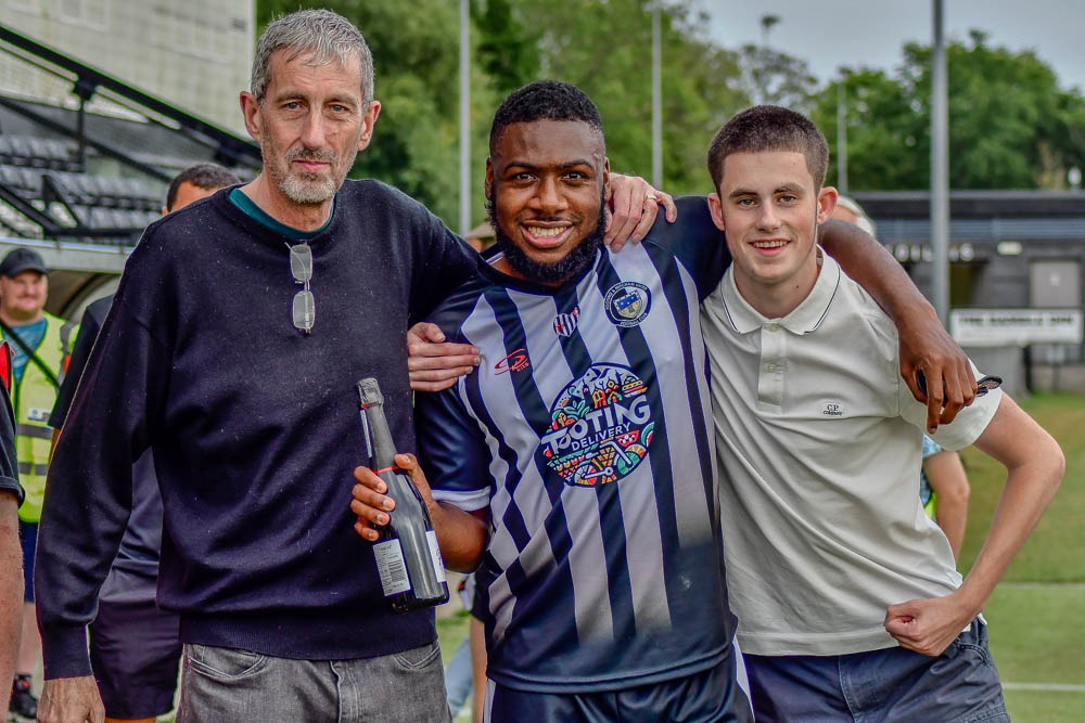 TMMembersclub (@tmmembersclub1) on Twitter photo And for the August Bank Holiday 4-0 victory over <a href="/BalhamFC/">Balham FC</a> , <a href="/dej10_/">dej</a> was selected by Steve and Anthony Harrold who run the <a href="/TMUFCPodcast/">The Bogend Podcast</a>.
👏👏⚫️⚪️
Photo: <a href="/iamsam28/">Sam Conquest</a>
2/2 And for the August Bank Holiday 4-0 victory over <a href="/BalhamFC/">Balham FC</a> , <a href="/dej10_/">dej</a> was selected by Steve and Anthony Harrold who run the <a href="/TMUFCPodcast/">The Bogend Podcast</a>.
👏👏⚫️⚪️
Photo: <a href="/iamsam28/">Sam Conquest</a>
2/2