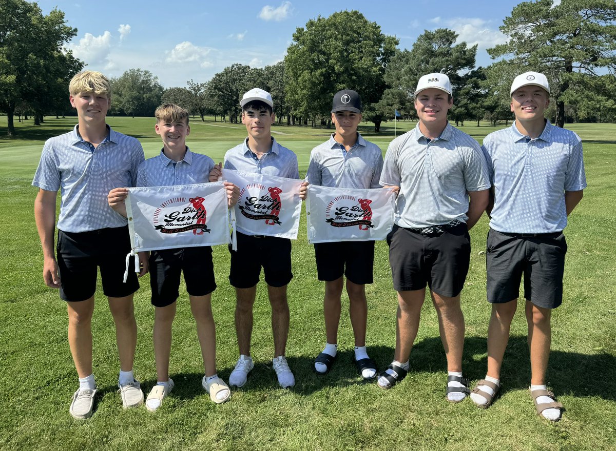 MHSBobcatGolf's tweet image. 🏆 Dick Garth Invite Champs! ⛳️

Joe Greazel 🥈runner-up leads the way. Ty Faltys and Parker Christen (career-low) also bring home flags finishing inside the top six.