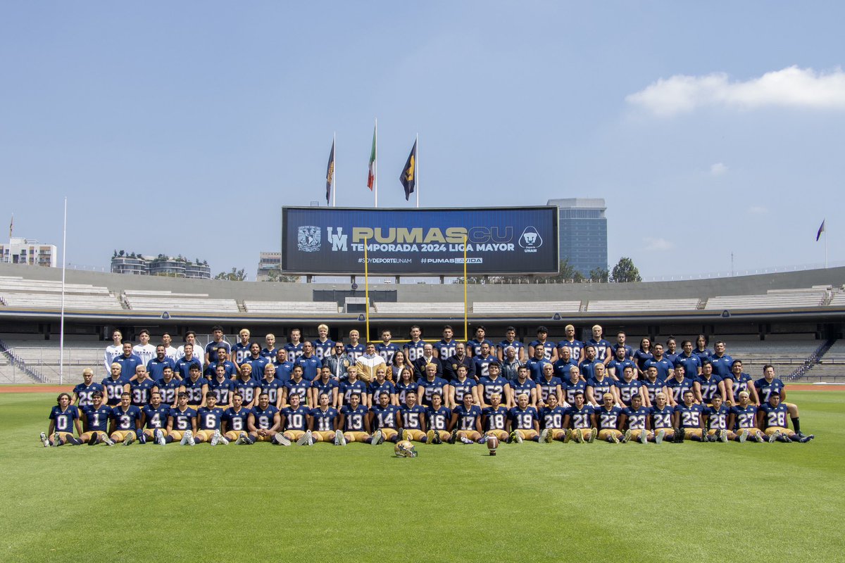 📸Foto oficial Pumas CU 2024🏈

#SoyDeporteUNAM #PumasLaVida