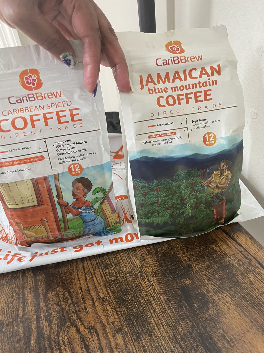 Had to restock this black woman -owned, supporting black coffee growers, featured on the FLÁVERY®️ website product. Rich and flavorful. And in this heat, both make great ice coffee. Stands up to ice. 🧊 ☕️ 
Find <a href="/Caribbrew1/">Caribbrew</a> on the Flávery Food page. 🎻🥄♥️🖤