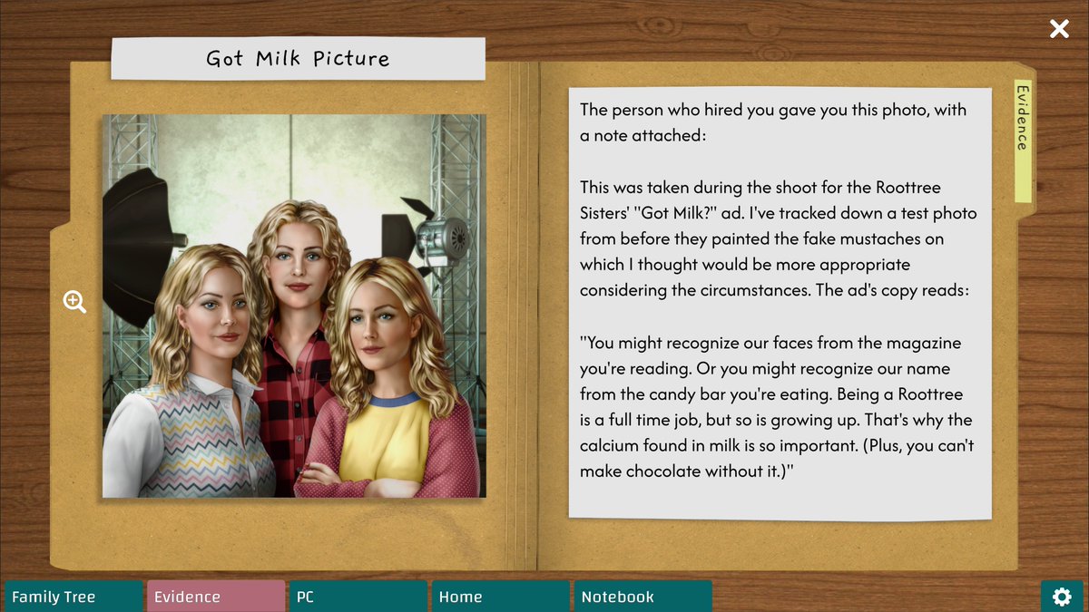Here's some new screenshots from The Roottrees are Dead remaster, including one that shows off the new family tree interface for the first time. We are working on getting a new trailer ready, which will announce our release date!