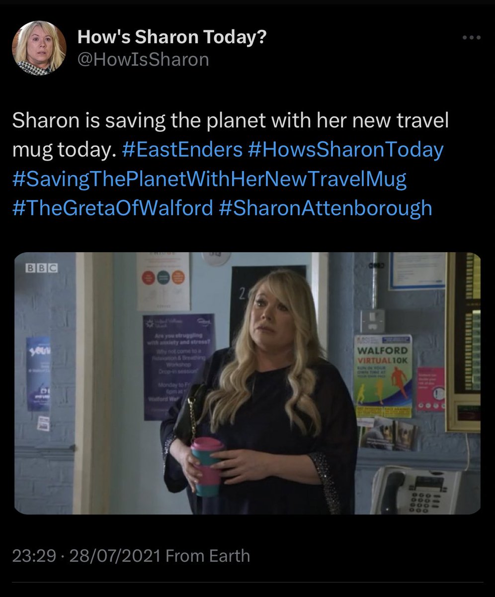 How's Sharon Today? tweet media