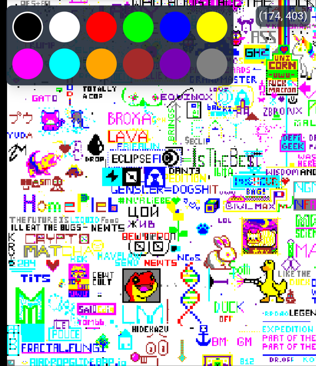 AirdropGlideApp's tweet photo. A #Cosmos #Airdrop update

Anyone remember The Million Dollar Homepage?

Well, imagine that, but in web3, built by one of the best developers there is, @Deploydon, and all the pixels have been airdropped!

Claim here: https://t.co/eL7SAvaESW

Oh, and don't forget to check out the bottom left of the image!

Good luck!

Disclaimer:
Don't invest unless you're prepared to lose all the money you invest. This is a high-risk investment and you should not expect to be protected if something goes wrong. Take 2 mins to learn more.
