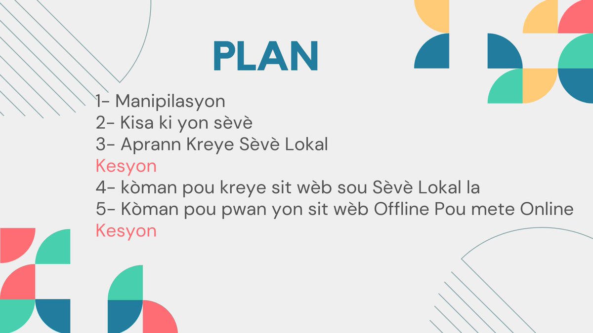 guensgraphics's tweet image. Vinn aprann kreye sit Web avek nou
Men Ki plan Nou pou demen
Gade devwa kèk etidyan: webfasil.com
#repostlike 
#Server
#webfasil