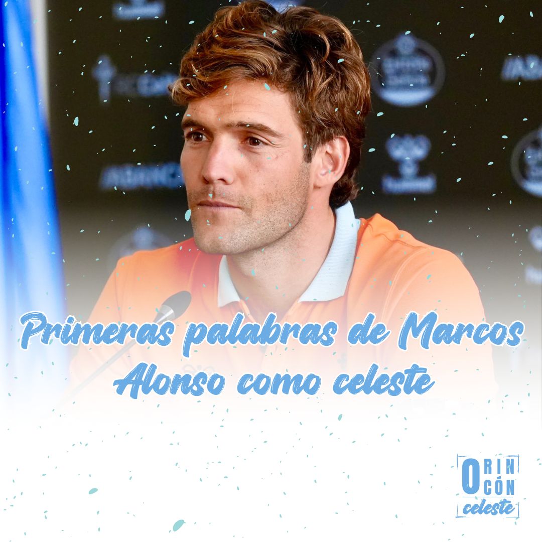 Primeras palabras de Marcos Alonso como celeste 🥰

Más info en: orinconceleste.es/primeras-palab…

#rccv #rccelta #celtadevigo #celtavigo #celtaclub #marcosalonso