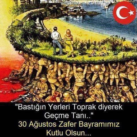 30 Ağustos Zafer Bayramımızın 102. Yılı kutlu olsun. Başta Gazi Mustafa Kemal Atatürk olmak üzere bu topraklar için canını feda eden tüm şehitlerimizin ruhu şad olsun. 🇹🇷🇹🇷