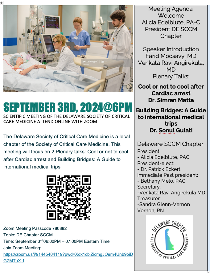 SCCM Delaware Chapter tweet media