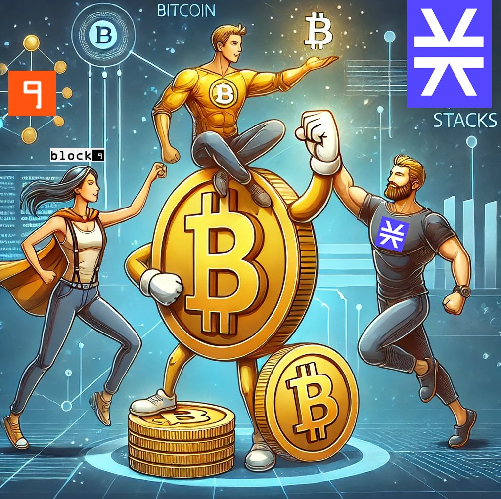 binxbtc's tweet image. The future is now! Shout out to my very good friend @mrwagmibtc and his work over at @block9app @StacksLink #stackslink &quot;Creative&quot; (thanks ai) content entry on the bounty provided by @zeroauthdao